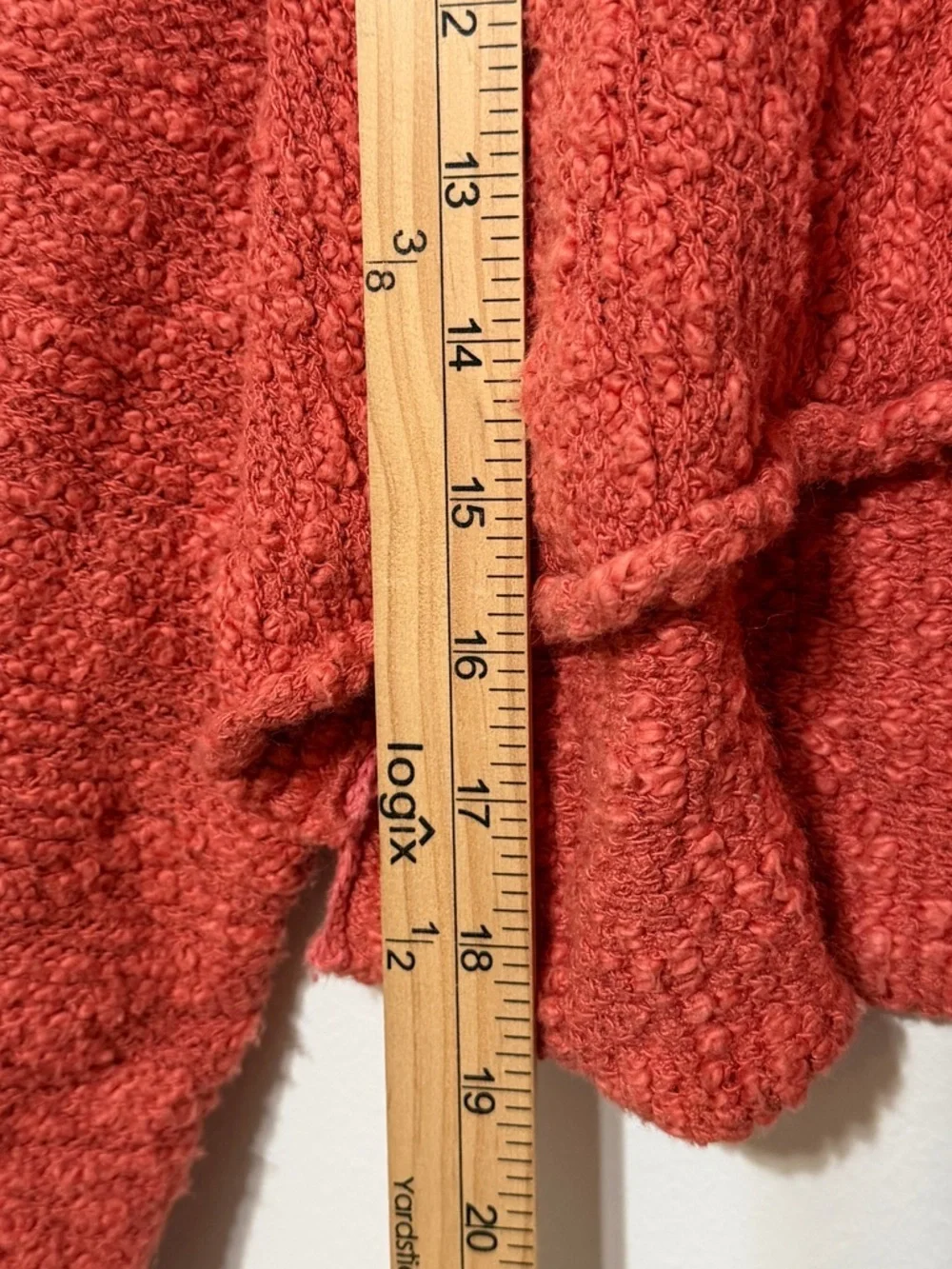 Free People Big Easy Cowl Neck Sweater Small Oversized Burnt Orange Fall EUC